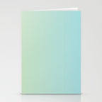 Turquoise Green Blue Gradient Stationery Card Gallery Image 2