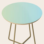 Turquoise Green Blue Gradient Side Table Gallery Image 2