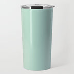 Turquoise Green Blue Gradient Travel Mug Gallery Image 1
