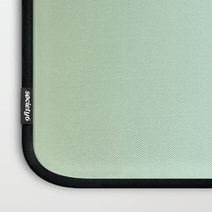 Turquoise Green Blue Gradient Laptop Sleeve Gallery Image 3