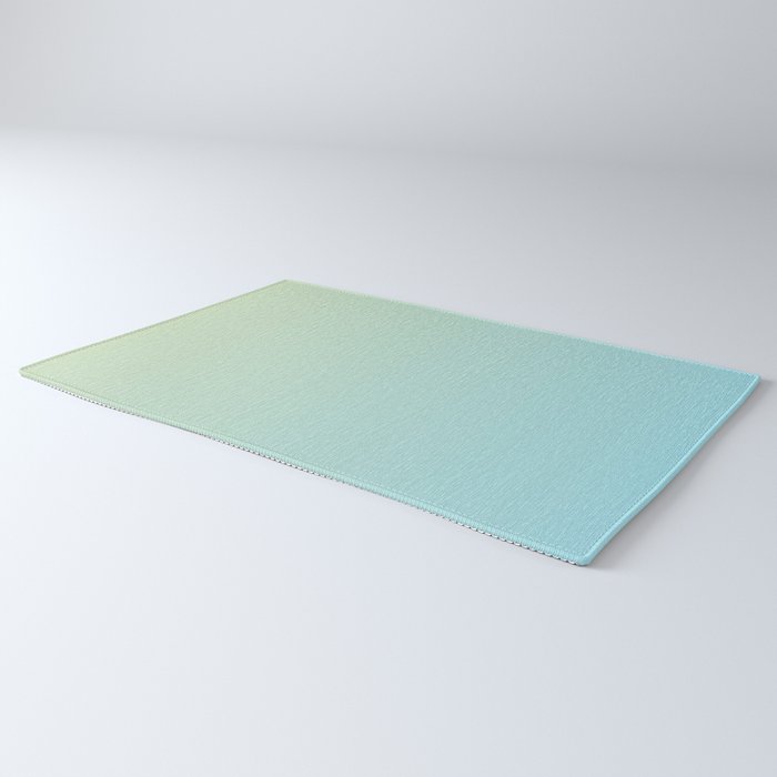 Turquoise Green Blue Gradient Rug Gallery Image 3
