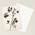 Botanical Silhouette I Stationery Card Gallery Image 2