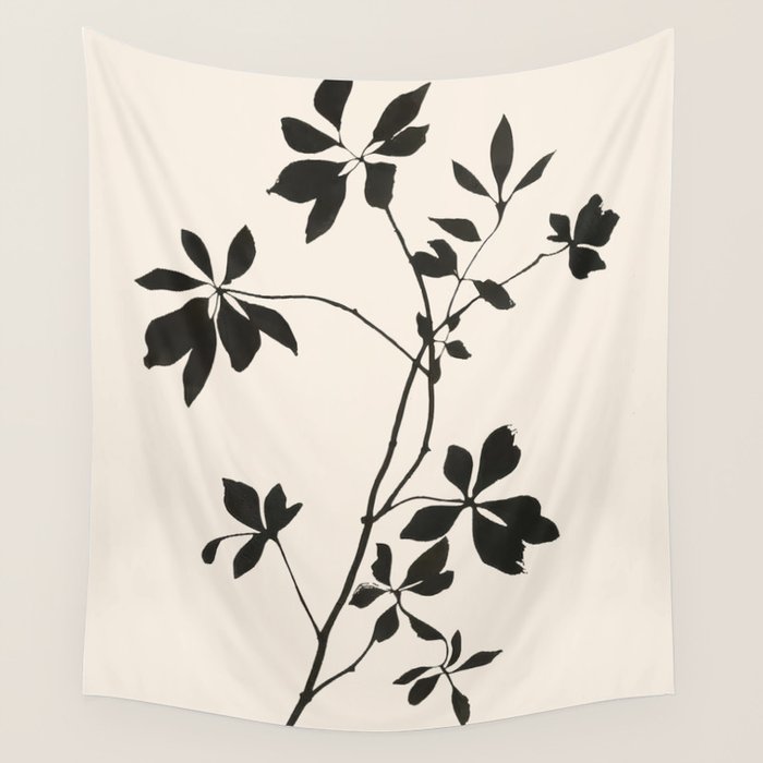 Botanical Silhouette I Wall Tapestry Gallery Image 4