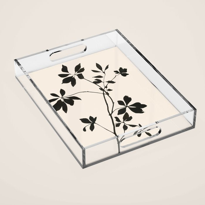 Botanical Silhouette I Acrylic Tray Gallery Image 1