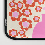 Modern Pink flower bouquet. Flower market. Paris Laptop Sleeve Gallery Image 3