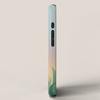 Happy Shiba in the Grass (Sunrise Dog) iPhone Case Gallery Image 2