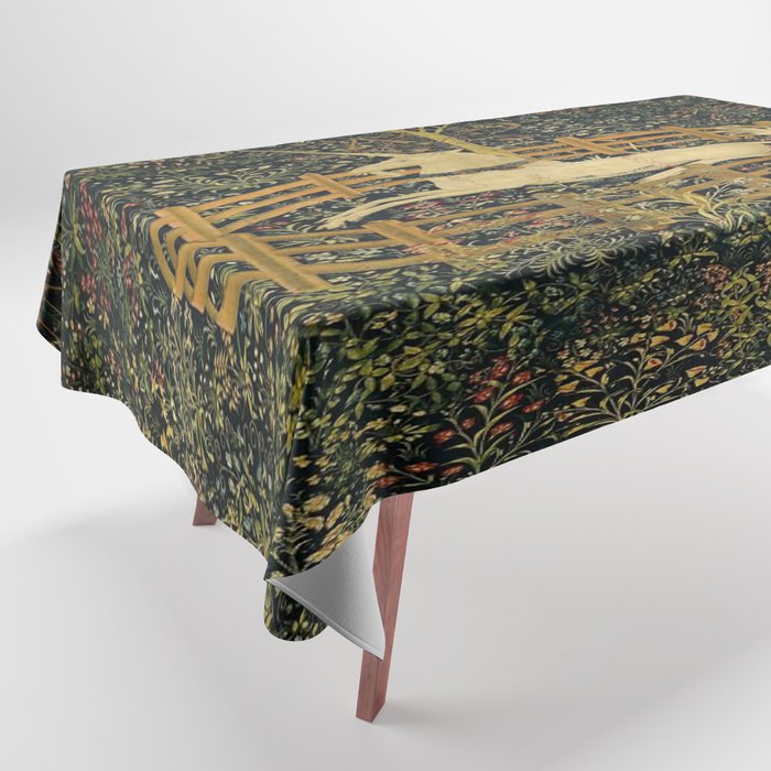 The Unicorn in Captivity Tablecloth Gallery Image 1