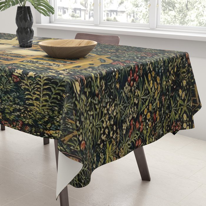The Unicorn in Captivity Tablecloth Gallery Image 3