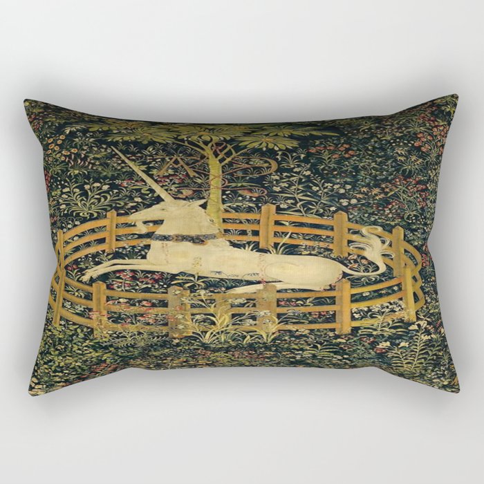 The Unicorn in Captivity Rectangular Pillow Gallery Image 1