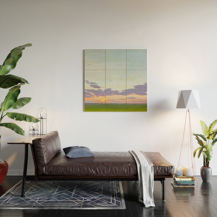 Altus Sunset Wood Wall Art Gallery Image 2