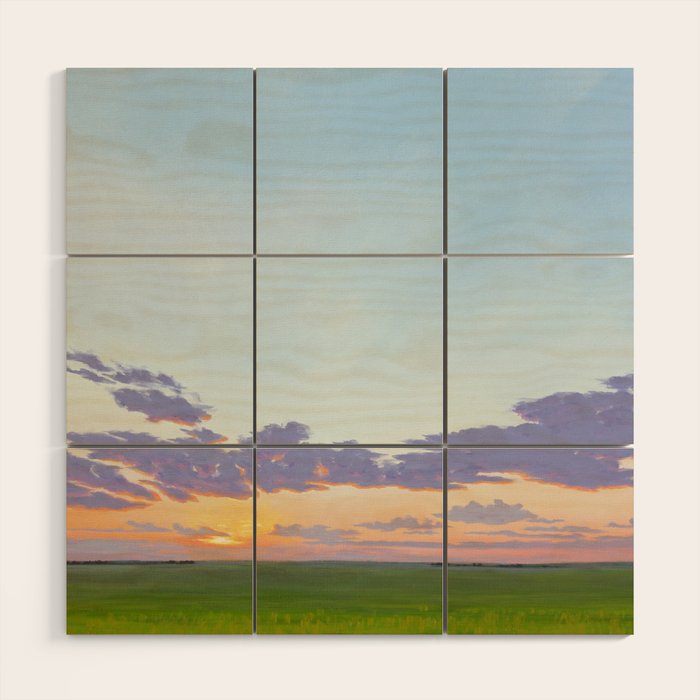 Altus Sunset Wood Wall Art Gallery Image 1