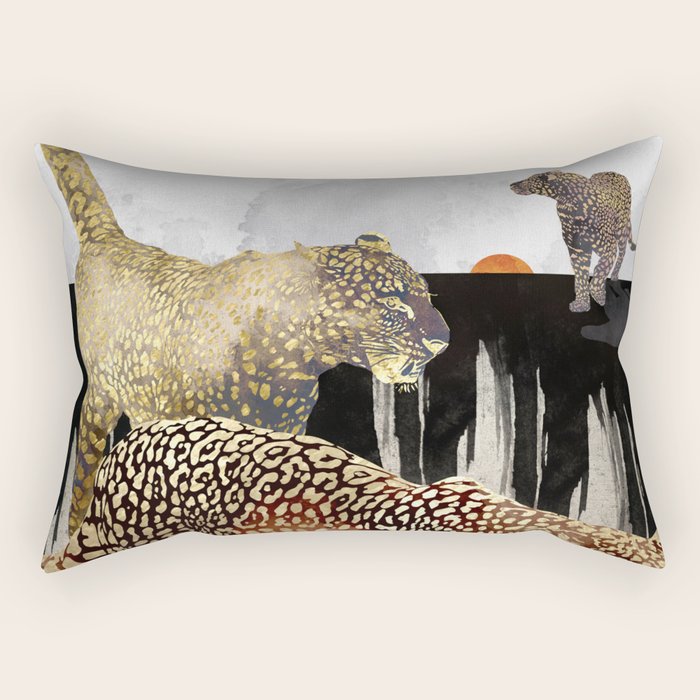 Minimal Leopards Rectangular Pillow Gallery Image 1