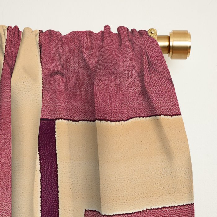 Romantic Botanica - Autumn Winter Geometry Window Curtain Gallery Image 2