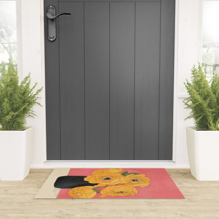 Bouquet Gift Sunny Welcome Mat Gallery Image 3