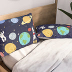 In space Pillow Sham Gallery Image 2