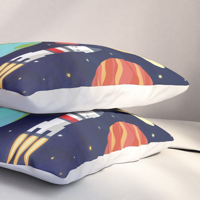 In space Pillow Sham Gallery Image 3