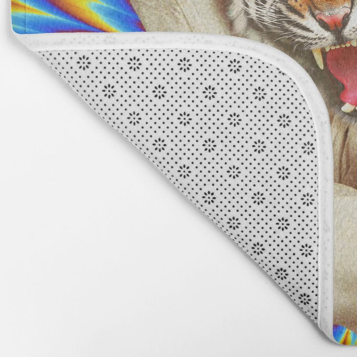 Fighting Tiger - Optical illusion  Bath Mat Gallery Image 2