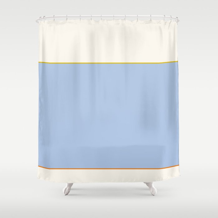 Poolside Color Block Shower Curtain Gallery Image 1