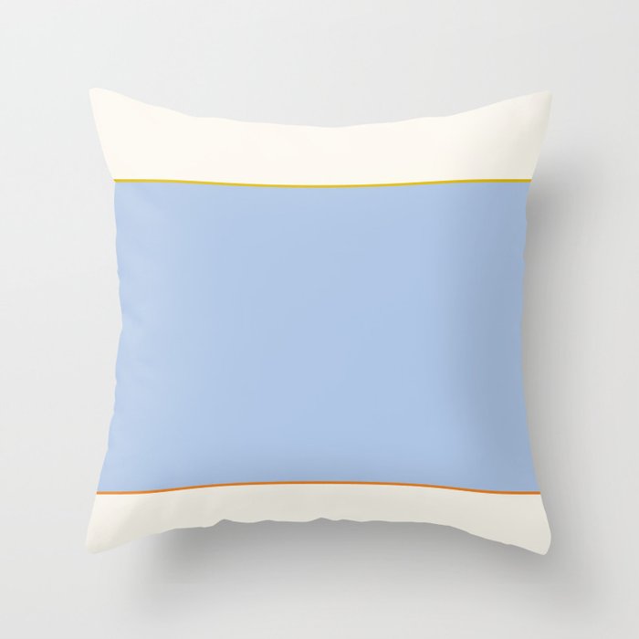 Poolside Color Block Throw Pillow Gallery Image 1