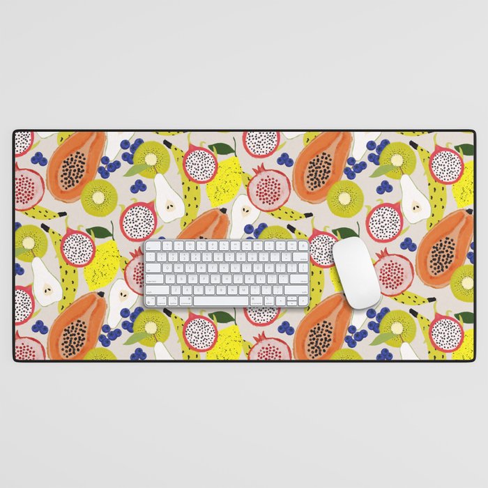 Tropical fruits Desk Mat Gallery Image 1