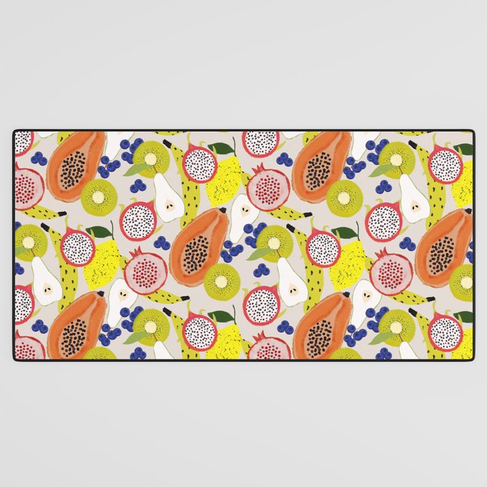 Tropical fruits Desk Mat Gallery Image 3