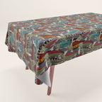Alaskan salmon dusk Tablecloth Gallery Image 1