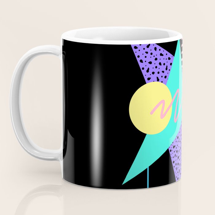 Memphis pattern 121 - 80s / 90s Retro Coffee Mug Gallery Image 3