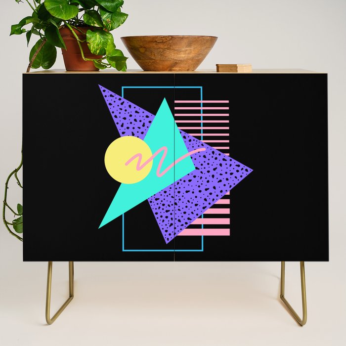 Memphis pattern 121 - 80s / 90s Retro Credenza Gallery Image 1