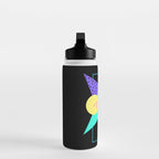 Memphis pattern 121 - 80s / 90s Retro Water Bottle Gallery Image 3