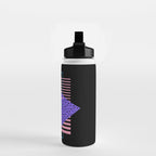 Memphis pattern 121 - 80s / 90s Retro Water Bottle Gallery Image 2