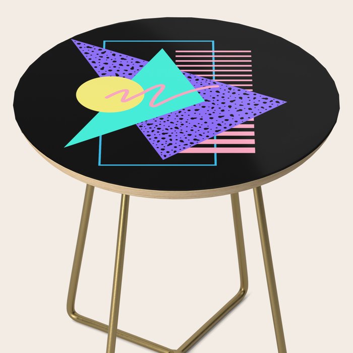 Memphis pattern 121 - 80s / 90s Retro Side Table Gallery Image 2