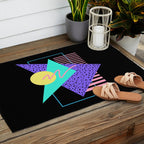 Memphis pattern 121 - 80s / 90s Retro Outdoor Rug Gallery Image 2