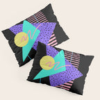 Memphis pattern 121 - 80s / 90s Retro Pillow Sham Gallery Image 3