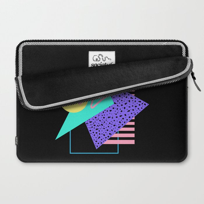 Memphis pattern 121 - 80s / 90s Retro Laptop Sleeve Gallery Image 2