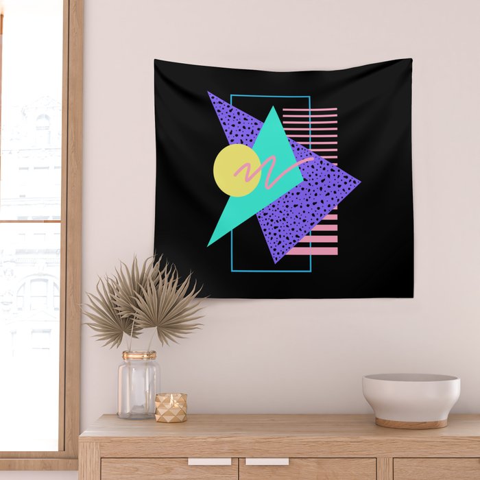 Memphis pattern 121 - 80s / 90s Retro Wall Tapestry Gallery Image 2
