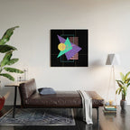 Memphis pattern 121 - 80s / 90s Retro Wood Wall Art Gallery Image 2