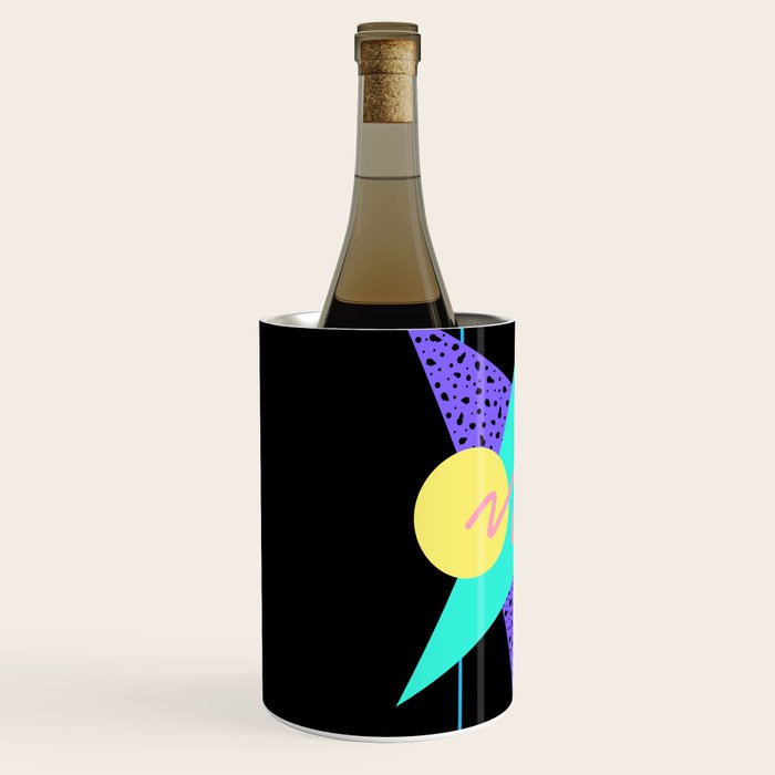 Memphis pattern 121 - 80s / 90s Retro Wine Chiller Gallery Image 2