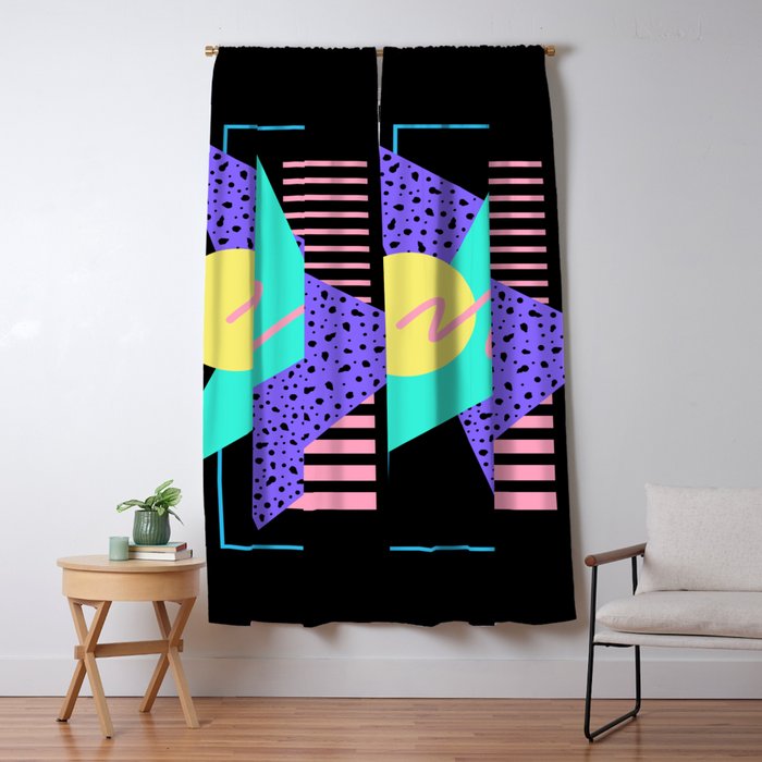 Memphis pattern 121 - 80s / 90s Retro Window Curtain Gallery Image 5