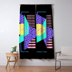 Memphis pattern 121 - 80s / 90s Retro Window Curtain Gallery Image 5