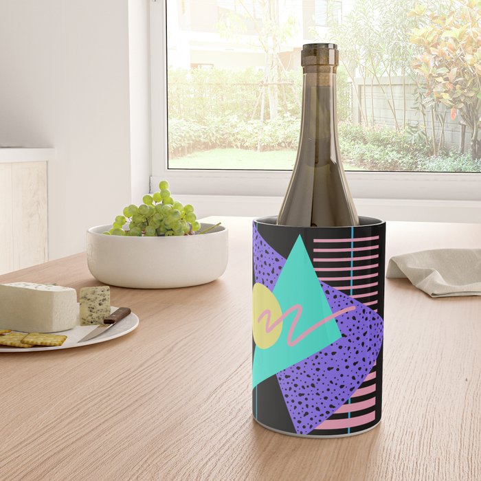 Memphis pattern 121 - 80s / 90s Retro Wine Chiller Gallery Image 4
