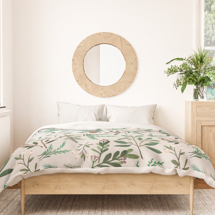 Winter Berry Pattern Duvet Cover Gallery Image 3