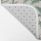 Winter Berry Pattern Bath Mat Gallery Image 2