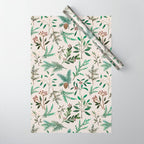 Winter Berry Pattern Wrapping Paper Gallery Image 1