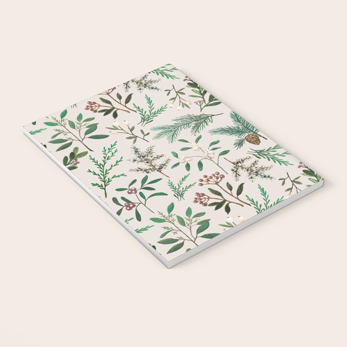 Winter Berry Pattern Notebook Gallery Image 3