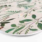 Winter Berry Pattern Bath Mat Gallery Image 3