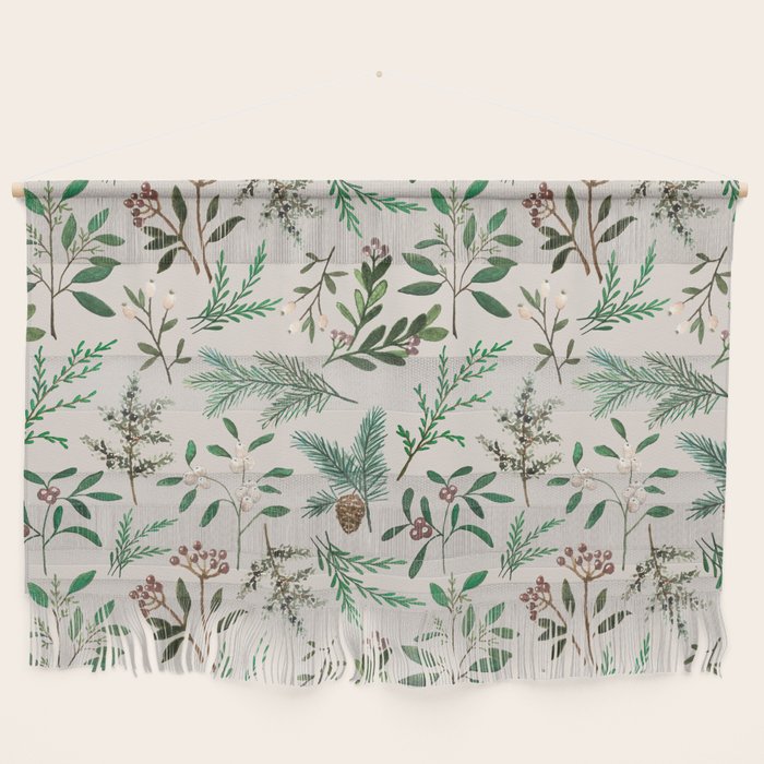 Winter Berry Pattern Wall Hanging Gallery Image 1