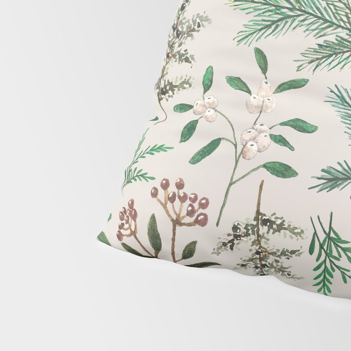 Winter Berry Pattern Pillow Sham Gallery Image 4