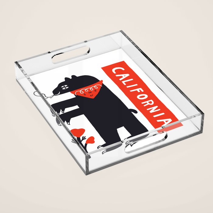 New California Acrylic Tray Gallery Image 1