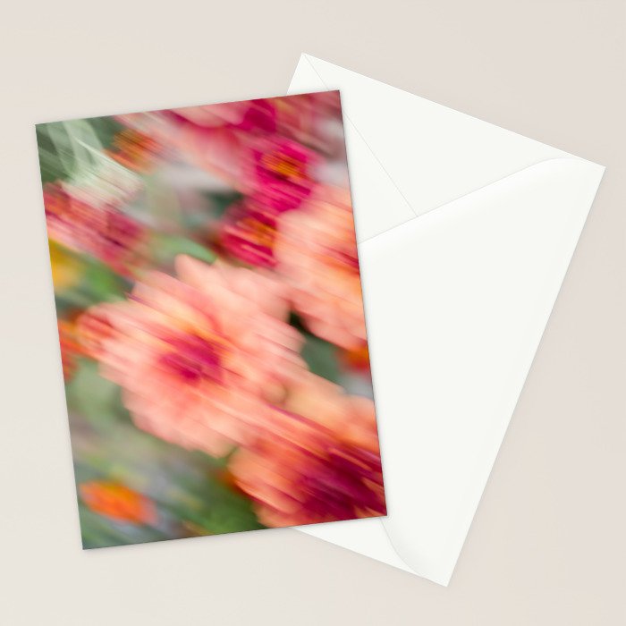Moving Flowers | Abstract Floral Photography Stationery Card Gallery Image 2