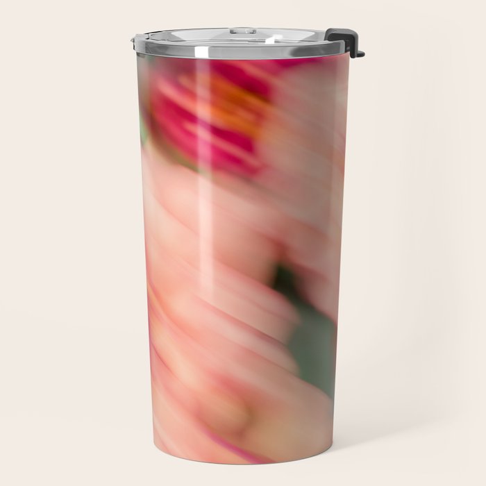 Moving Flowers | Abstract Floral Photography Travel Mug Gallery Image 2